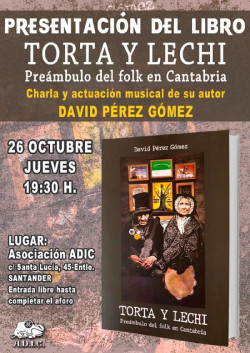 La sede de ADIC acoge la presentaci&oacute;n de un libro sobre el folk en Cantabria