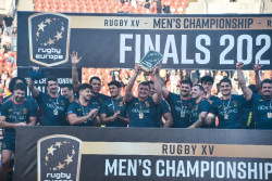La selecci&oacute;n espa&ntilde;ola masculina de rugby, subcampeona de Europa