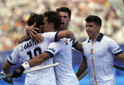La selecci&oacute;n masculina de hockey empata (3-3) ante Francia en Paris 2024