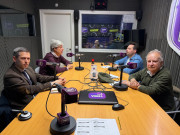 La tertulia de Claudio Acebo con variedad en los temas.     Carlos Magdalena