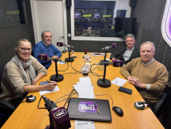 La tertulia de Claudio Acebo y San Valentín.       Carlos Magdalena