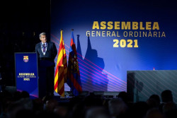 Laporta: "Debemos decidir c&oacute;mo queremos que sea el Bar&ccedil;a de este siglo"