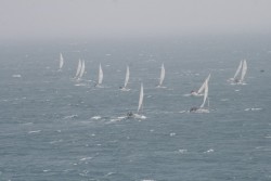 Las adversas condiciones meteorológicas que afectaron a Santander dejaron en blanco la segunda jornada de la Copa de España de J80.