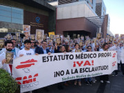 Las huelgas m&eacute;dicas del a&ntilde;o dejan en Cantabria 160.000 cirug&iacute;as, consultas y pruebas perdidas, "m&aacute;s que con el Covid"