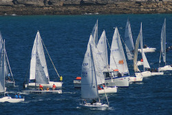 Las tripulaciones del Solintal, del Fredo Estrella del Norte y del Edificio Castelar se repartieron las victorias en la tirada del J80 santanderino.