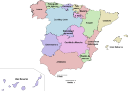 Los 17 Estados ibéricos, menos Portugal, a hostia limpia