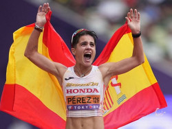 Mar&iacute;a P&eacute;rez logra su tercer oro mundial en Tokio