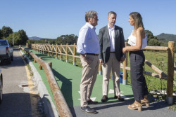 Mart&iacute;nez Abad revisa obras del Plan de Sostenibilidad Tur&iacute;stica de Noja