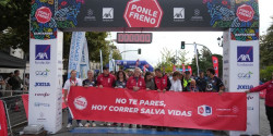 Más de 1.200 corredores se citan en la carrera solidaria `Ponle freno` en Santander, que bate récord de participación
