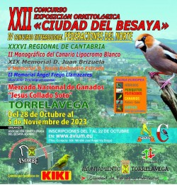 Más de 2.000 aves menores participan en el XXII Concurso Ornitológico `Ciudad del Besaya`
