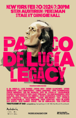 Más de 30 artistas como Mercé, El Cigala o Carmen Linares, rinden homenaje a Paco de Lucía en el Carnagie Hall