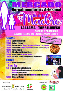 Más de 40 puestos participan este fin de semana en el mercado `Día de la Madre` de Torrelavega