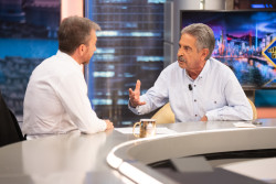 Miguel Ángel Revilla pidió desde El Hormiguero elecciones a Pedro Sánchez.     Carlos Magdalena