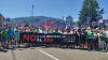  Miles de personas marchan en Cay&oacute;n en contra del ERE en Nestl&eacute;: "La Penilla se defiende"
