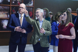 Mónaco y Cantabria "refuerzan lazos" con un convenio para impulsar el arte rupestre en la visita de Alberto II