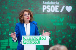 Montero se presenta de candidata a presidir la Junta de Andaluc&iacute;a mintiendo diciendo que los PGE est&aacute;n "preparados"