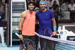 Nadal batalla con un Alcaraz de otra galaxia: "Quiero dar lo mejor y estar listo para la Davis"