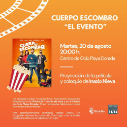 Noja estrena este martes la pel&iacute;cula `Cuerpo Escombro` con un coloquio posterior