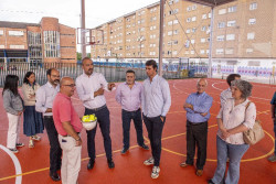 Nueva Ciudad estrena su pista cubierta tras una inversión de 376.000 euros