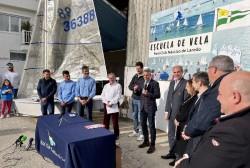 Pablo Zuloaga inaugura en  Laredo el Campeonato de España de Vaurien que durara hasta el domingo