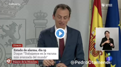Pedro Duque: Los ancianos fallecidos por COVID-19 habrían muerto mucho antes en otros países