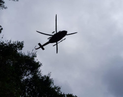  Rescatada en helic&oacute;ptero una madrile&ntilde;a que se fractur&oacute; el tobillo durante una ruta en Camale&ntilde;o