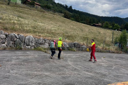  Rescatada una mujer de 70 a&ntilde;os bloqueada en la v&iacute;a ferrata de La Hermida