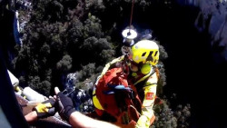  Rescatado en helic&oacute;ptero un senderista enriscado en Caba&ntilde;es