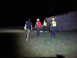  Rescatado un pescador atrapado en la zona costera de Liendo