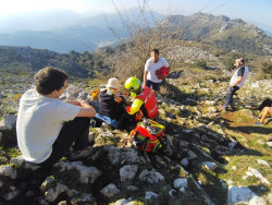  Rescatado un senderista con una fractura de brazo en el Pico del Carlista, en Ramales de la Victoria