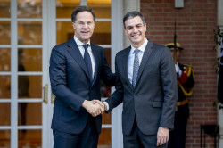 Rutte elogia a Espa&ntilde;a por alcanzar el 2% del gasto del PIB en defensa aunque augura que deber&aacute; invertir m&aacute;s