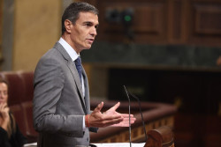 S&aacute;nchez anuncia elecciones anticipadas el 29 de noviembre en el primer acto de campa&ntilde;a electoral:"O yo o el caos"