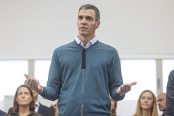 S&aacute;nchez carga contra el acuerdo de PP y Vox en el Senado y el va con los comunistas de Sumar