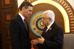 Sánchez del lado de Hamas y sin pedir la liberación de los rehenes