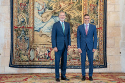 S&aacute;nchez inform&oacute; por tel&eacute;fono el domingo por la tarde a Felipe VI de su decisi&oacute;n de adelantar las elecciones
