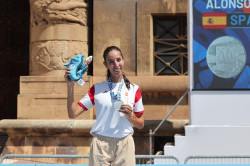 Sandra Alonso estrena el medallero de Espa&ntilde;a en los Juegos Mediterr&aacute;neos con una plata en contrarreloj