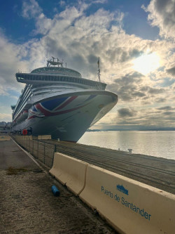 Santander recibe 5.200 cruceristas en la tercera de las cinco dobles escalas de este a&ntilde;o