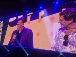Schwarzenegger pone el `broche de oro` a la SDCC en un evento con Antonio Banderas: "Esto es como volver a casa"
