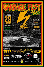 Skate, m&uacute;sica protagonizan este s&aacute;bado el Garbage Fest de Torrelavega