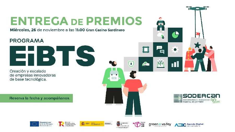 SODERCAN entrega la próxima semana los premios del Programa de Empresas Innovadoras de Base Tecnológica