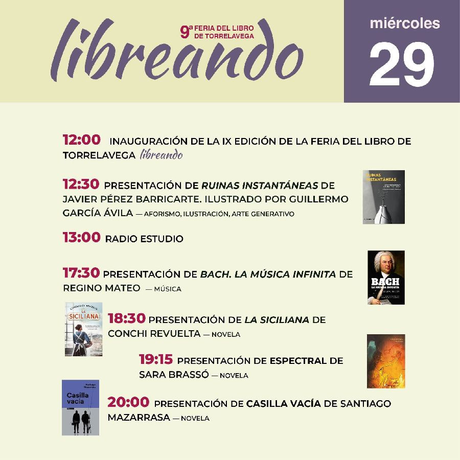 Torrelavega abre hoy su Feria del Libro con 20 casetas y 50 autores