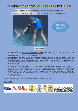 Torrelavega celebra hoy una jornada con exhibiciones de perros policía