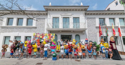 Torrelavega entrega los diplomas del 12º taller de cabezudos