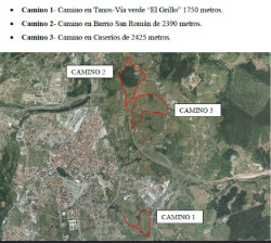 Torrelavega licita por 515.000 euros la mejora de tres caminos rurales en Tanos y Caseríos