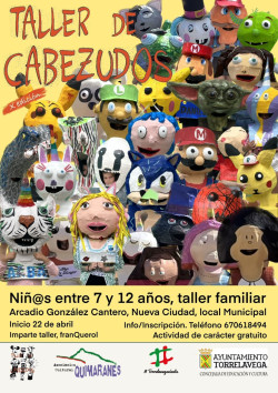 Torrelavega organiza el 10º Taller de Cabezudos