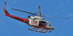 Trasladan en helicóptero al aeropuerto Seve una mujer de 60 años de Cillorigo de Liébana por un ictus 