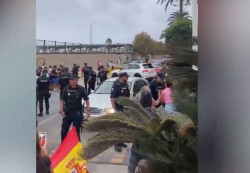 Un detenido en Ceuta tras el ataque a un veh&iacute;culo durante las protestas contra la ONG navarra Negu Gorriak