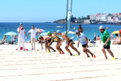 Un total de 265 socorristas participan en Loredo en el Campeonato de Espa&ntilde;a M&aacute;ster de Playa de Salvamento y Socorrismo
