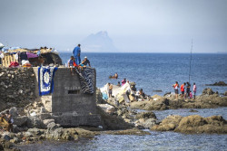 Una organizaci&oacute;n conservacionista denuncia la muerte  de una cr&iacute;a de delf&iacute;n en la playa ceut&iacute; del Trampol&iacute;n por los invasores marroquies