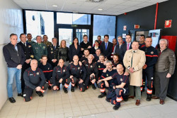 Urrutia e Igual acompa&ntilde;an a los Bomberos de Santander en la celebraci&oacute;n de su patr&oacute;n